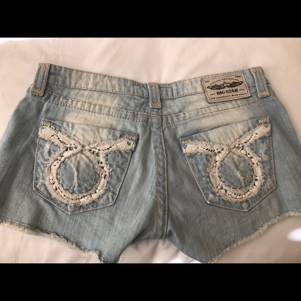 Big Star Vintage Liv fringe shorts